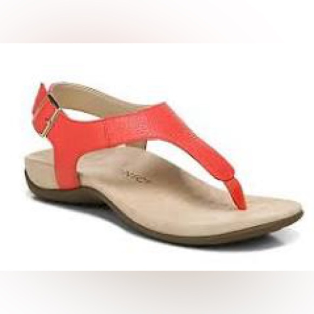Nib - Vionic Terra Poppy Red - Size 8 - image 1
